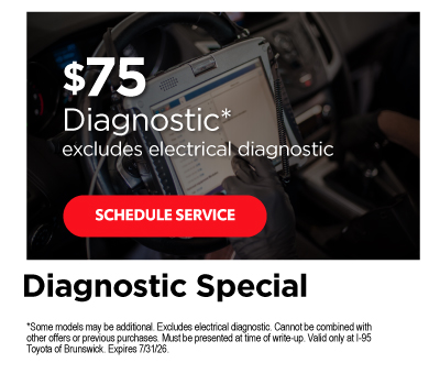 $75 diagnostic* - Schedule Service