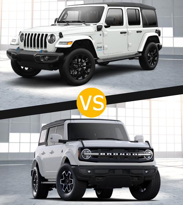 2022 Ford Bronco vs. 2022 Jeep Wrangler Comparison