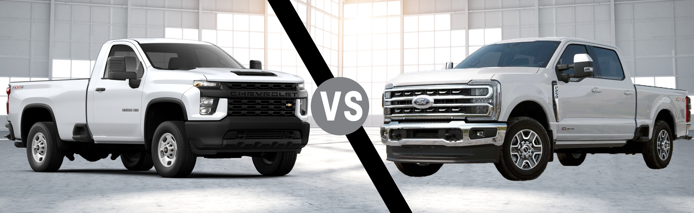 2023 Silverado 2500 vs. 2023 F-250