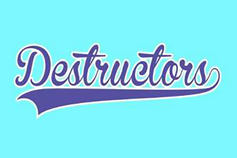 Destructors Youth Softball Logo
