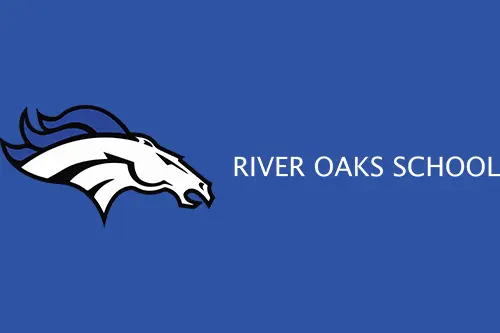 River Oaks Football Mustangs Logo