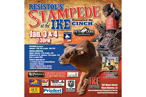  Resistol's Stampede Rodeo @ The Ike Logo