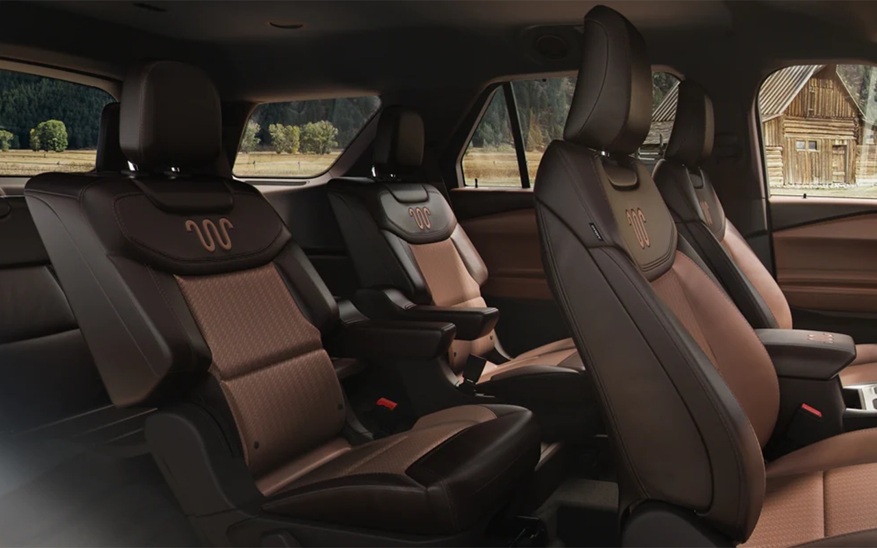 2022 Ford Explorer Trunk space