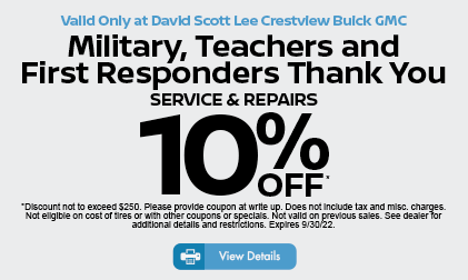 First Responders, Military and Teacher 10% Off Service Repairs* Click for details.