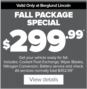 Fall Package Special $299.99. View details