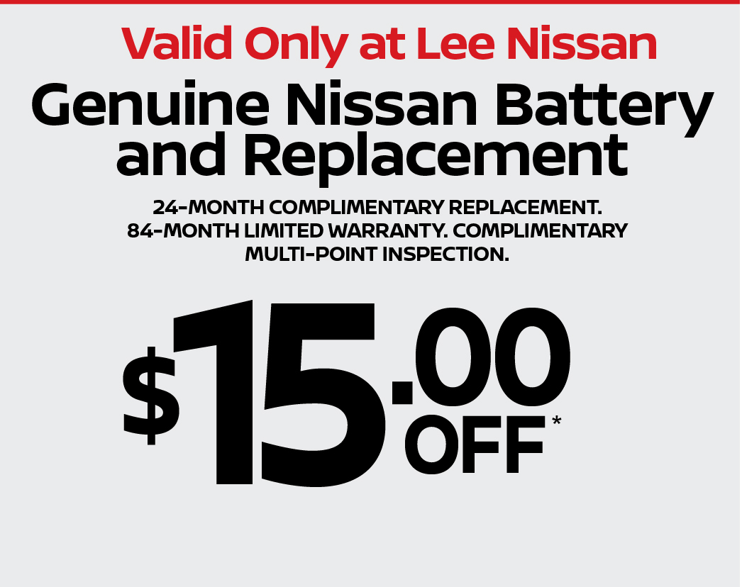Service Coupons from Lee Nissan