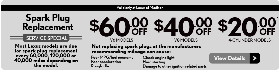 Considering Winter Tires? Lexus of Madison will store your off season tires when you purchase your winter tires from us | Click to View Details
