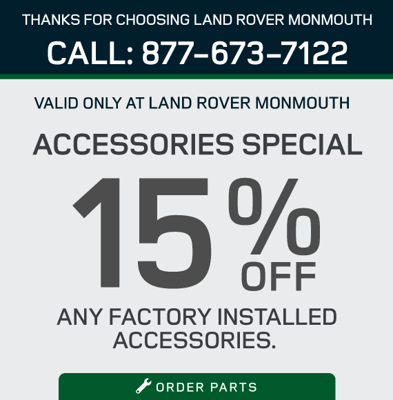 Accessories Special - 15% Off any factory installed accessories - Order Parts