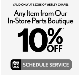 Lexus Factory All Weather Floor Mats: 10% off* - Schedule Service