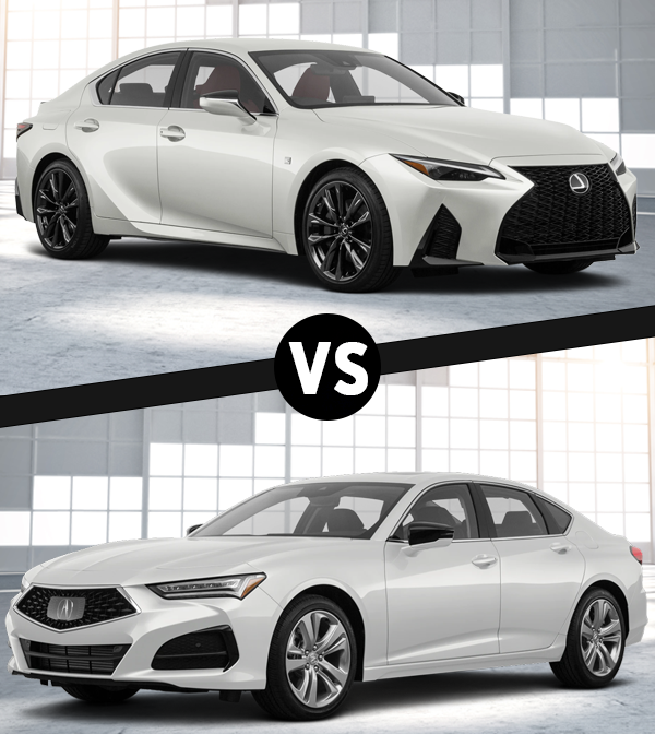 2021 Lexus IS vs. 2021 Acura ILX in Wesley Chapel, FL - Mobile