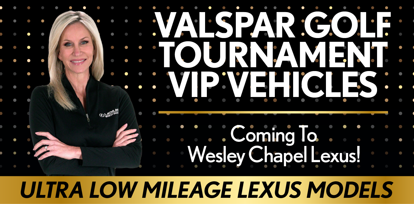 Valsoar Golf Tournament Vehicles coming to Wesley Chapel Lexus!