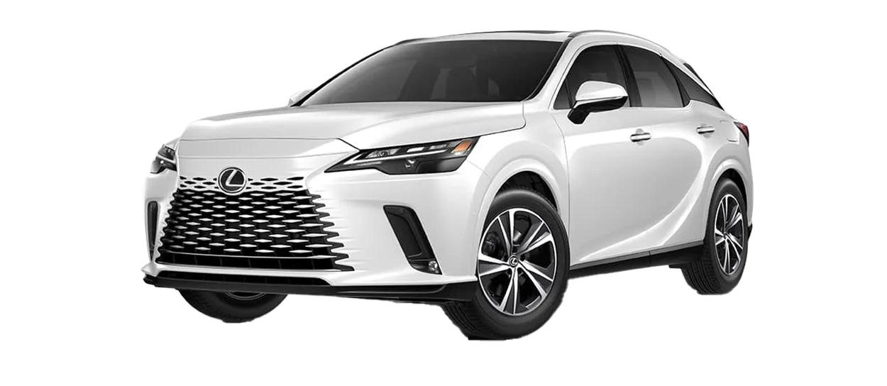 White 2024 Lexus RX with no background