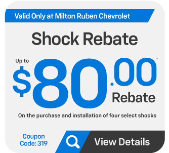 Shock rebate up to $80.00 - View Details