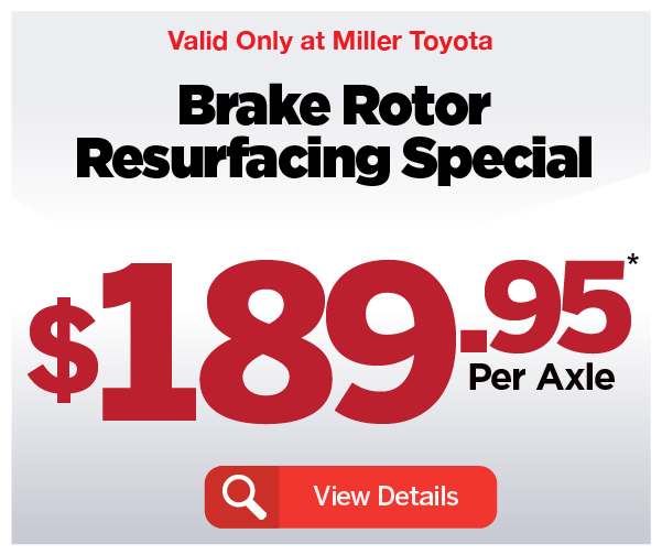 Brake Rotor Resurfacing Special $189.95* per axle