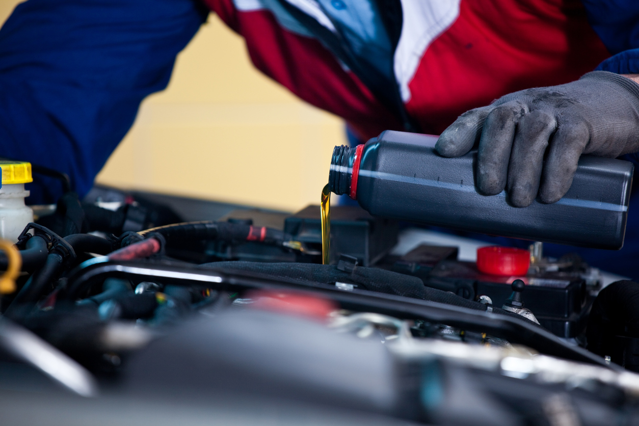 Brakes and Rotor at Car Service Center