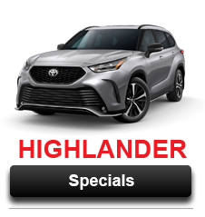 Toyota Highlander specials