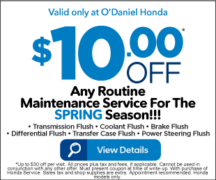 $10.00* Off Any routine maintenance service for the spring season! - Click to View Details