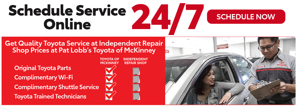 Get Quality Toyota Service at Independent Repair Shop Prices at Pat Lobb's Toyota of Mckinney | Call Pat Lobb's Toyota of Mckinney At (214) 544-8997 to find out if you have any outstanding recalls on your Toyota.