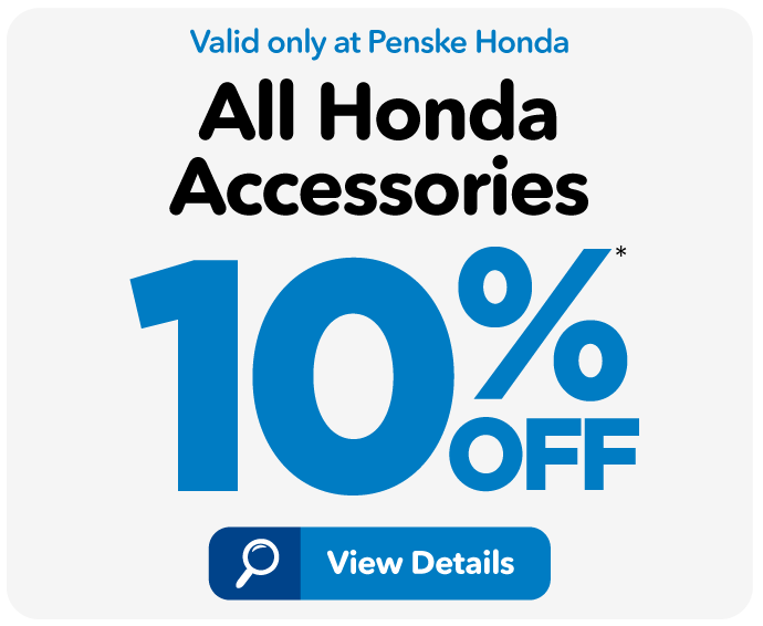 All Honda Accessories 10% Off – View Details