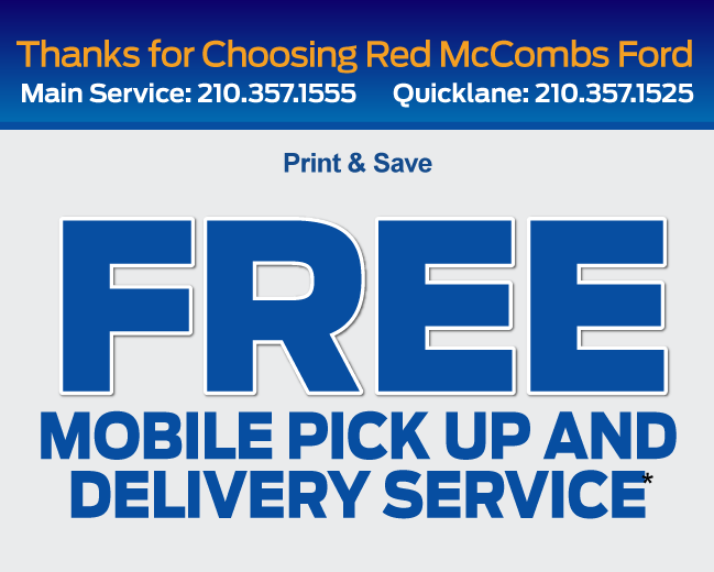 Free pick up and delivery service*