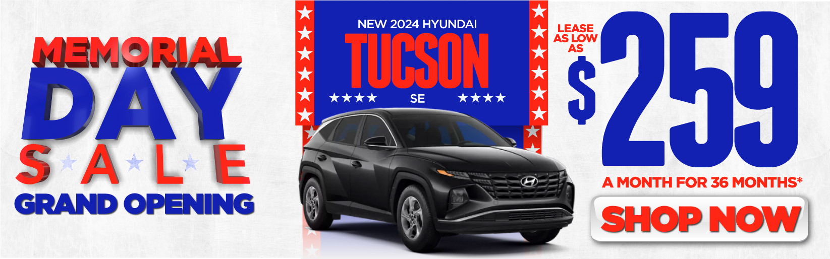 New 2024 Hyundai Kona - $239/mo for 36 months* plus $500 HMF Dealer Choice Cash** – Act Now