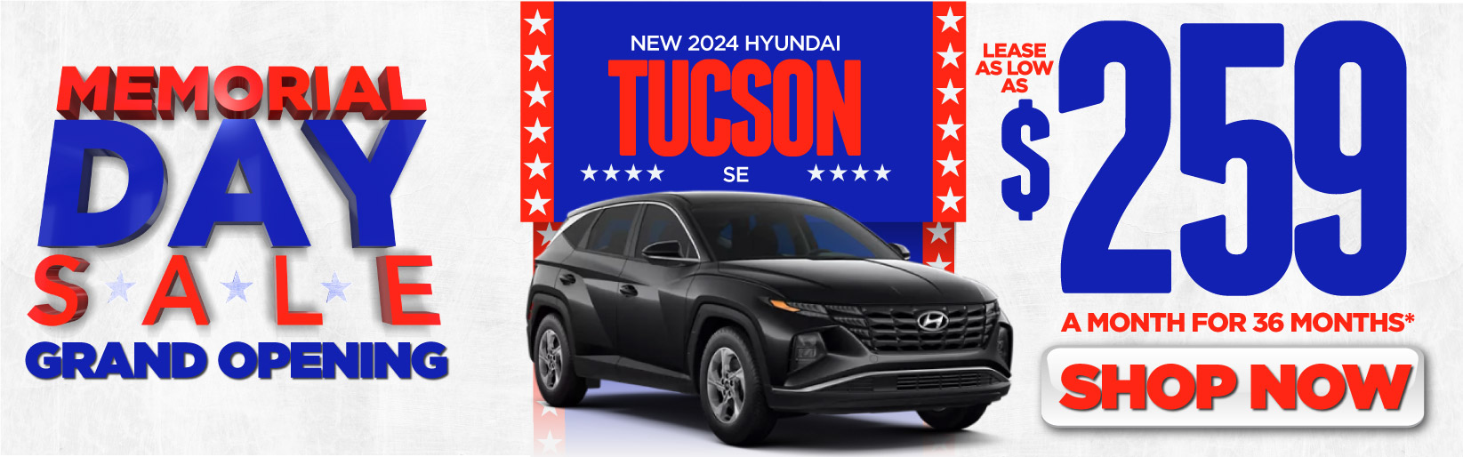 New 2024 Hyundai Tucson SE - Lease as low as $259/mo for 36 mos* – Act Now