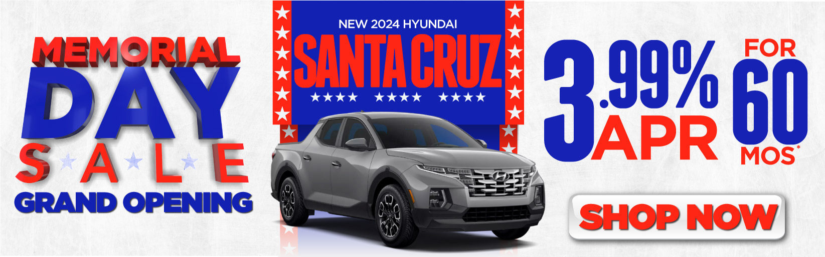 New 2024 Hyundai Santa Cruz - 3.99% APR For 60 Mos.* – Act Now