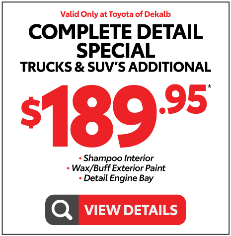 Complete Detail Special - $189.95 — View Details