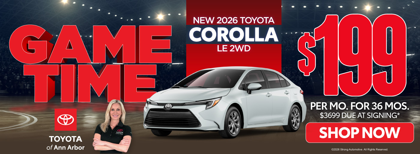 New 2026 Toyota Corolla LE 2WD | $199 per month for 39 months $3,699 Due At Signing*  | Shop Now