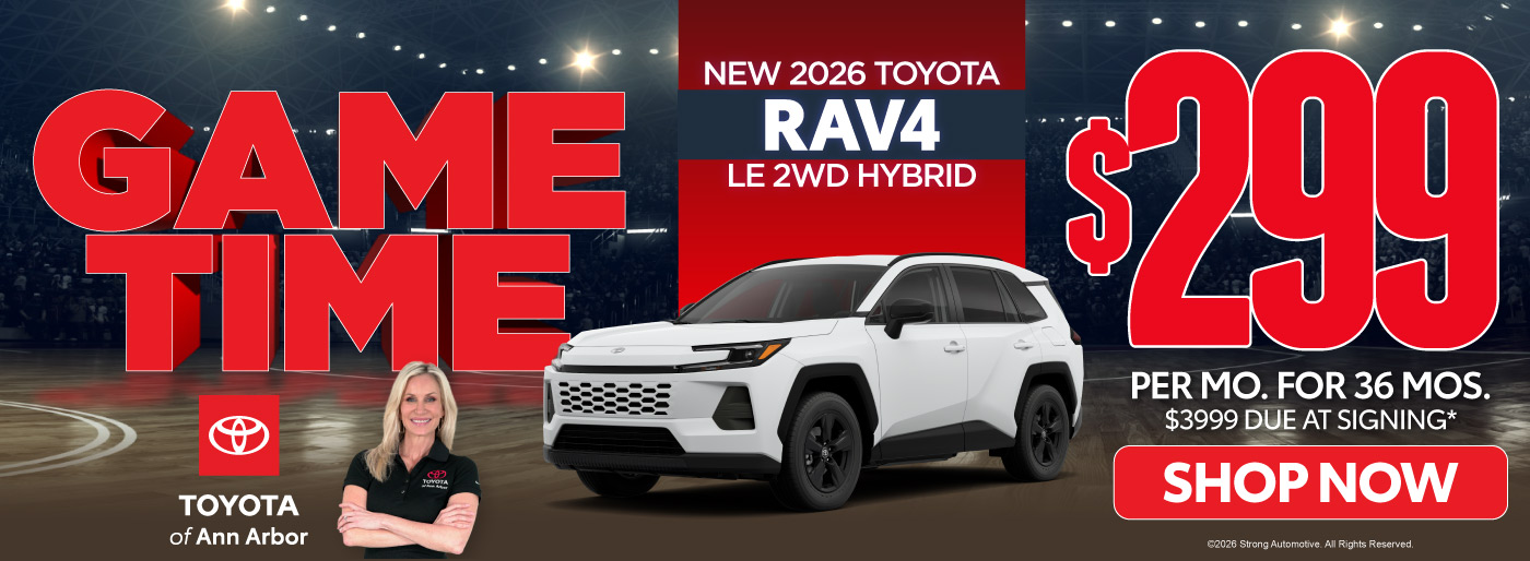 New 2025 Toyota RAV4 LE 2WD Gas | $309 per month for 36 months $3,999 Due At Signing*  | Shop Now