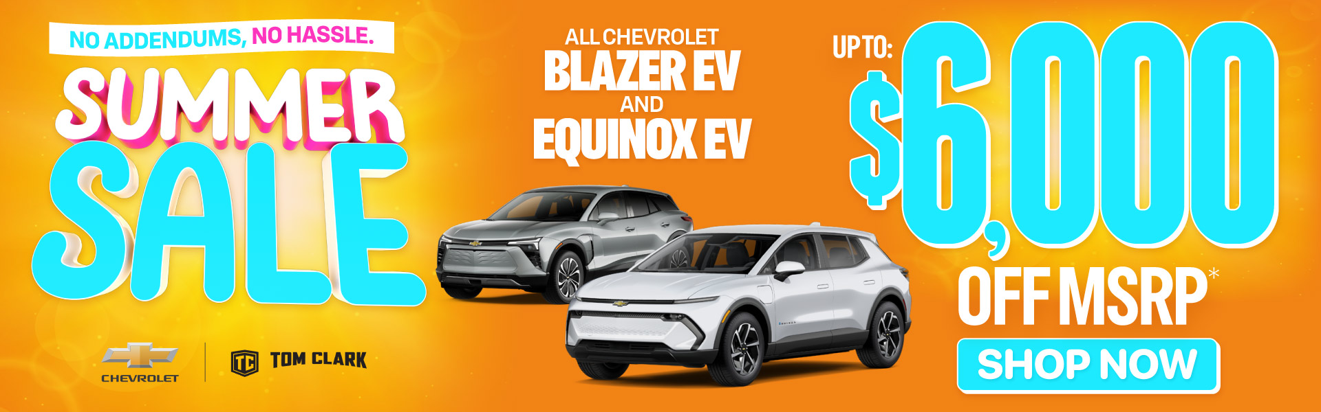 All Chevrolet Blazer EV and Equinox EV Up to $6,000 off MSRP