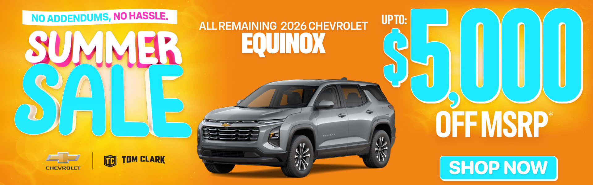 All Remaining 2026 Chevrolet Equinox up to $5,000 Off MSRP*