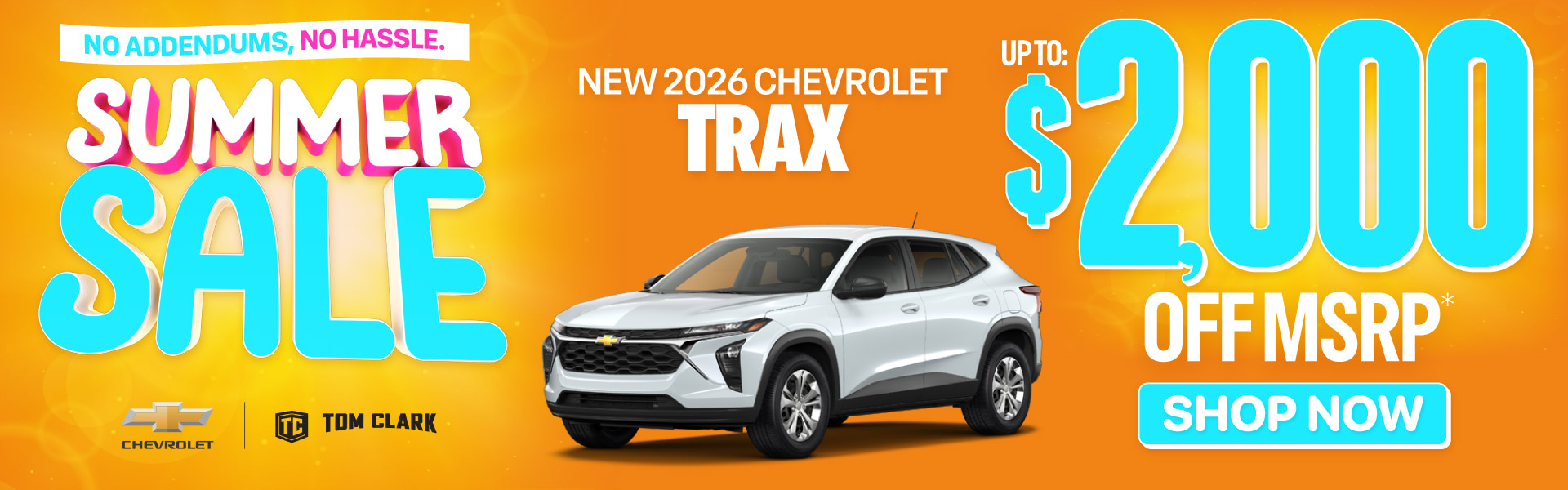 New 2026 Chevrolet Trax up to $2,000 Off MSRP*