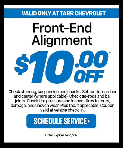Front End Alignment | $10 Off