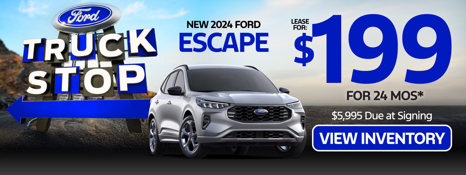 New 2024 Ford Escape - Lease for $199 for 24 mos* - View Inventory