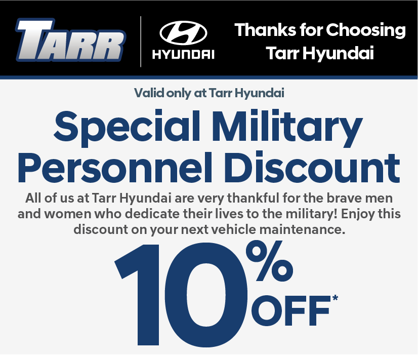 Military Discount 10% Off.