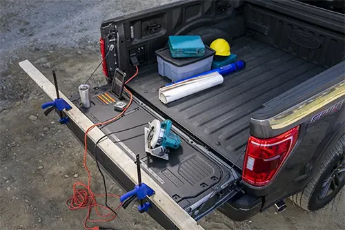 2022 Ford F-150 Trunk space