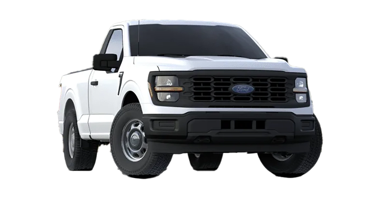 White 2024 Ford F-150 with no background