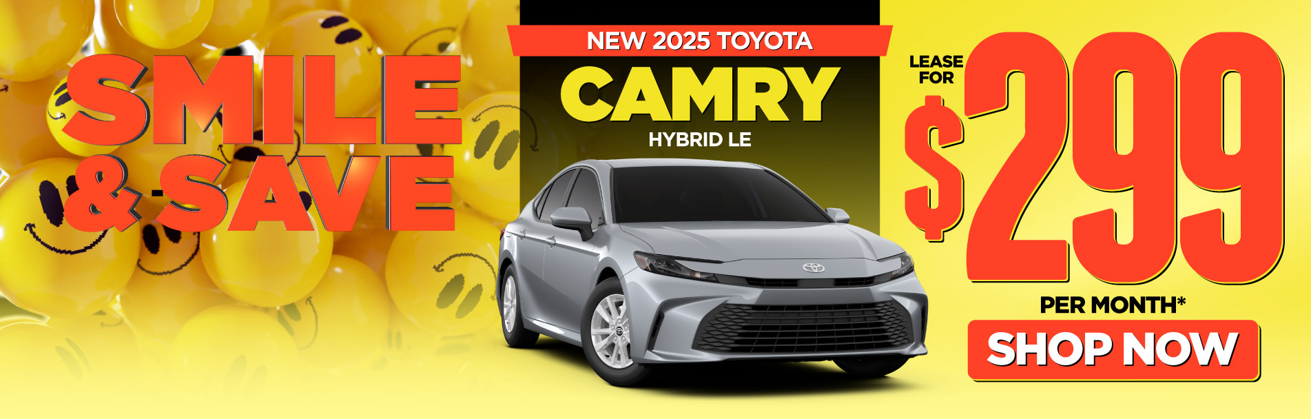 New 2025 Toyota Camry Hybrid LE - Lease for $299 a month*