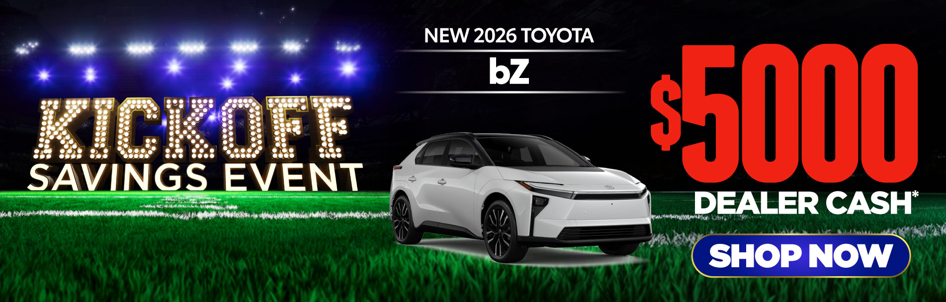 New 2026 Toyota bZ - $5,000 Dealer Cash*