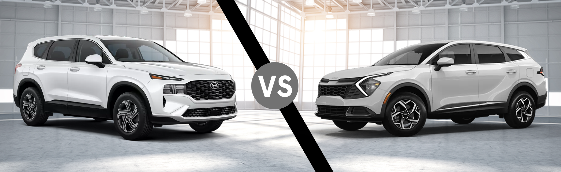 2023 Hyundai Santa Fe vs. 2023 Kia Sportage