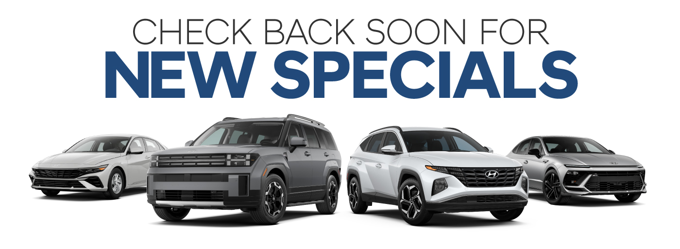 Check back soon for new specials
