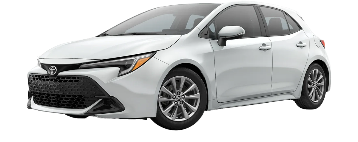 White 2024 Toyota Corolla Hatchback