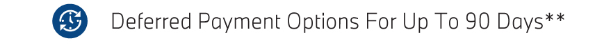 Deferred payment options
