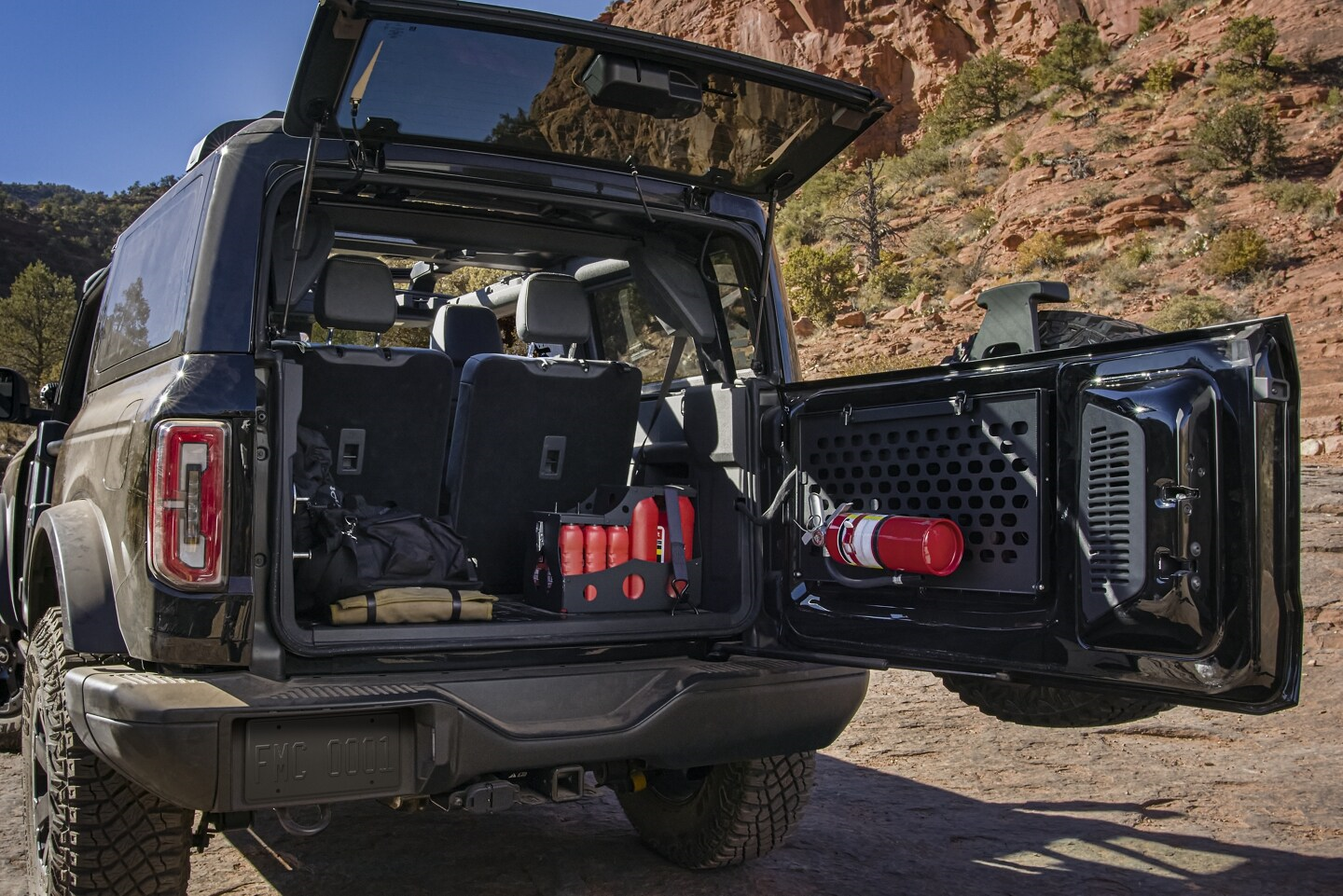 2022 Ford Bronco Trunk space
