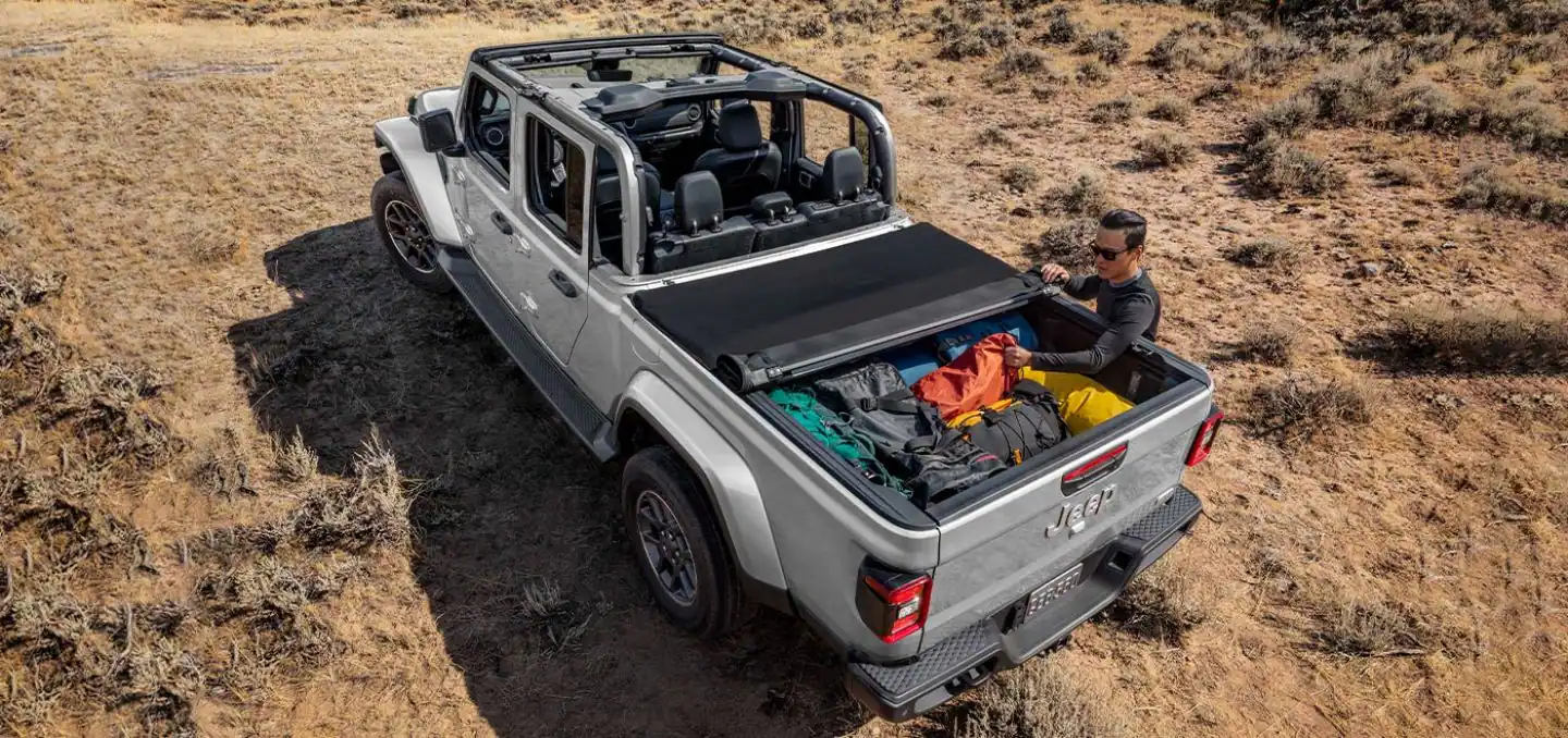 Jeep Gladiator Trunk space