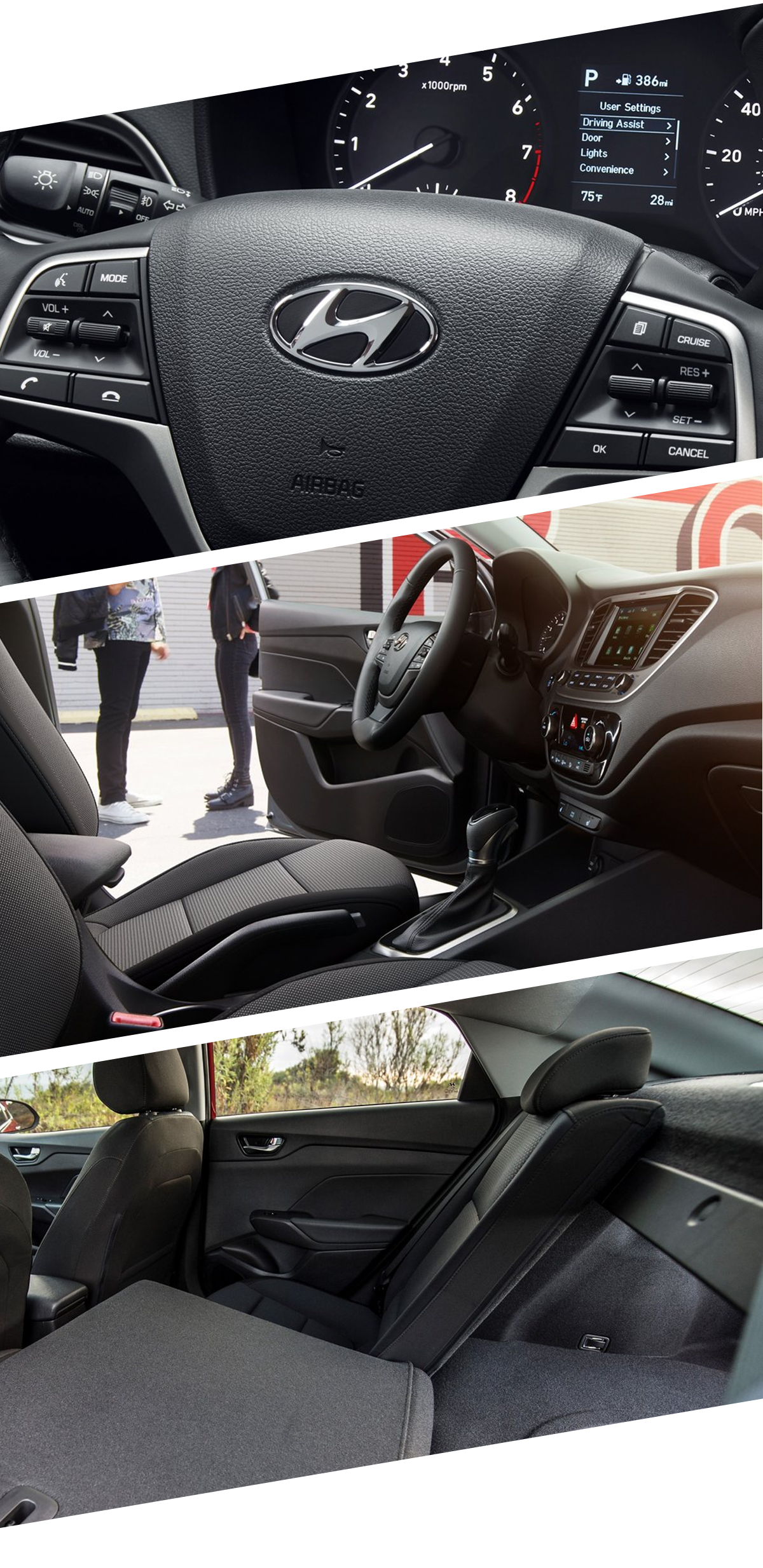 2021 Hyundai Accent Interior Images