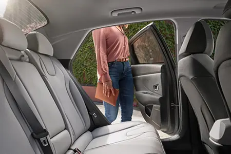 Cargo space of a 2022 Hyundai Elantra