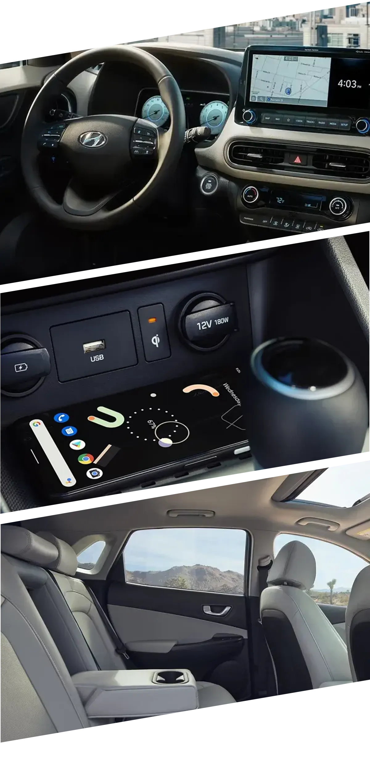 Brand New Hyundai Kona Interior Images