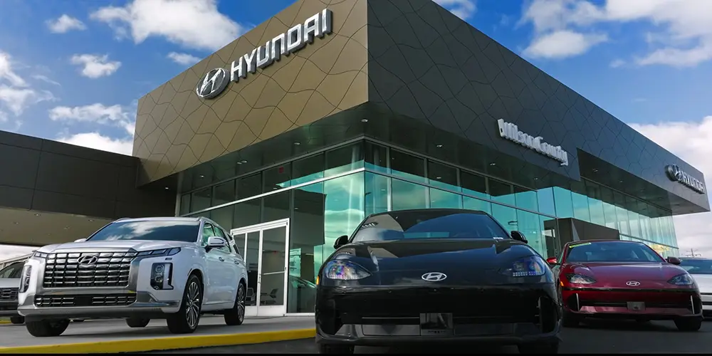 Wilson County Hyundai - old timey dealership storefront